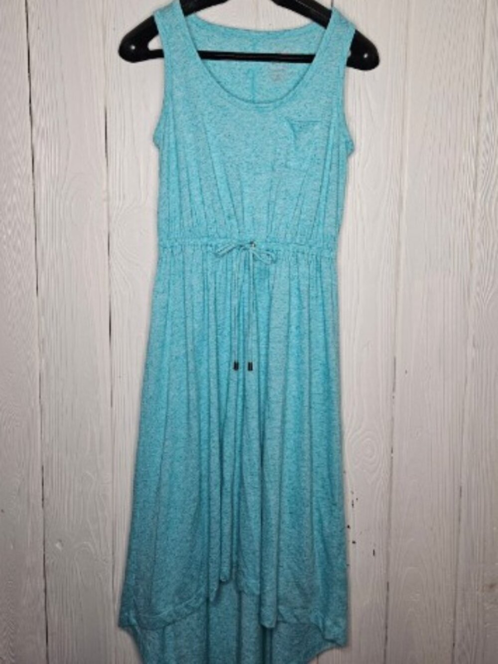 Sonoma Goods for Life high-low summer dress sleeveless drawstring waist Petit M